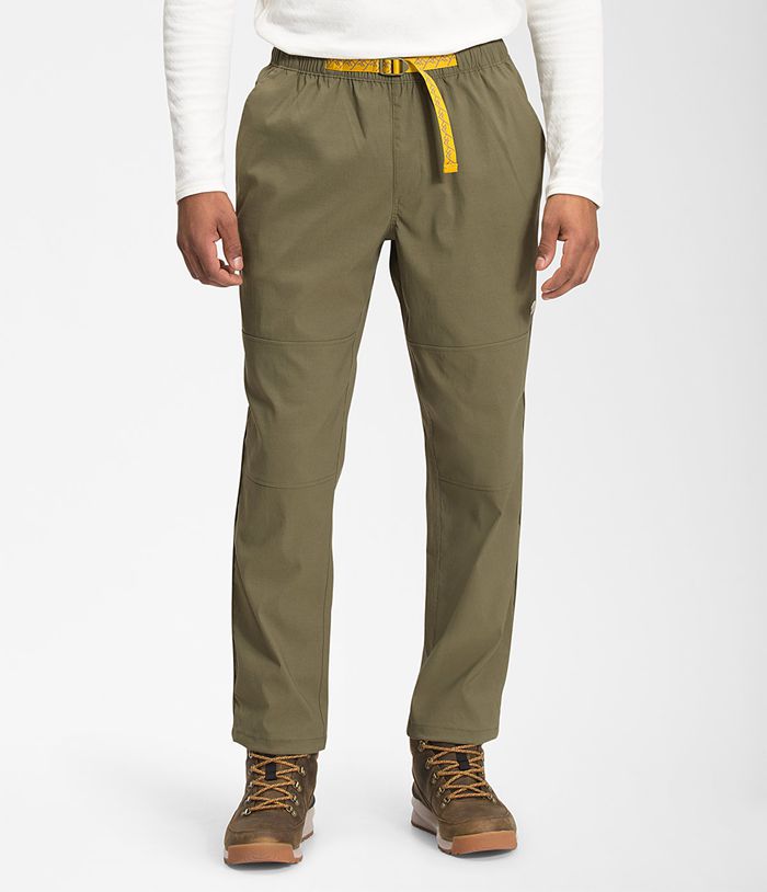 Pantalones The North Face Hombre Class V Belted - Colombia AOWBSQ945 - Verde Oliva